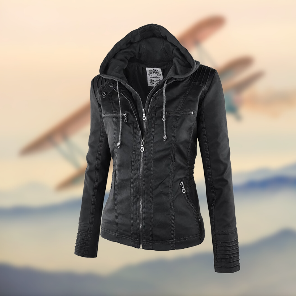 Philippa | Damen Einzigartige Lederjacke