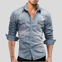 Davian | Herren-Denim-Hemd