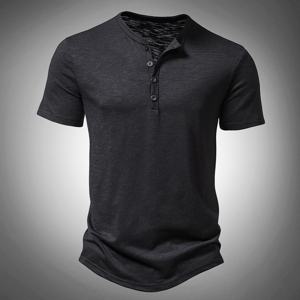 Timo | Herren Bequemes Slim Fit Sommer Hemd