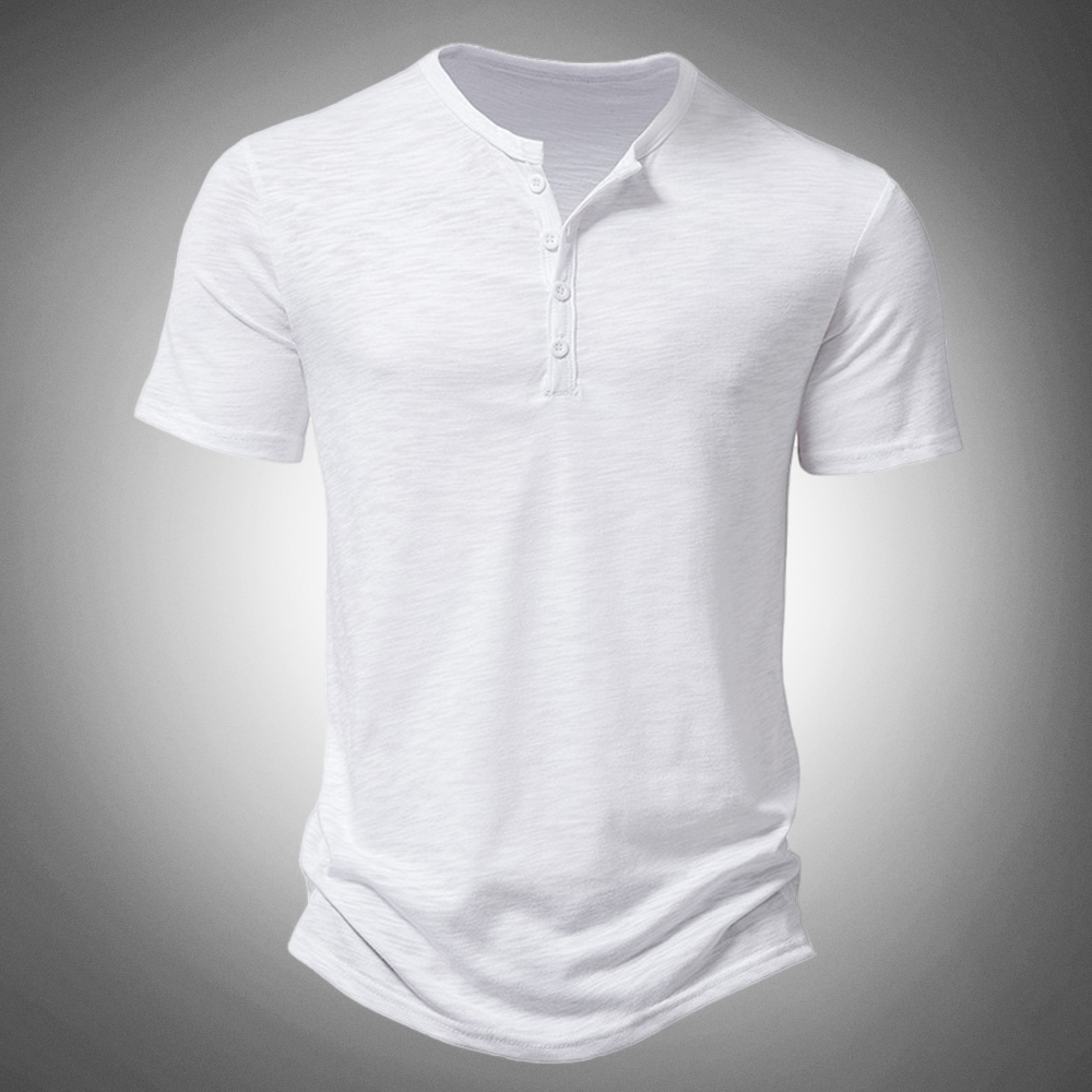 Timo | Herren Bequemes Slim Fit Sommer Hemd