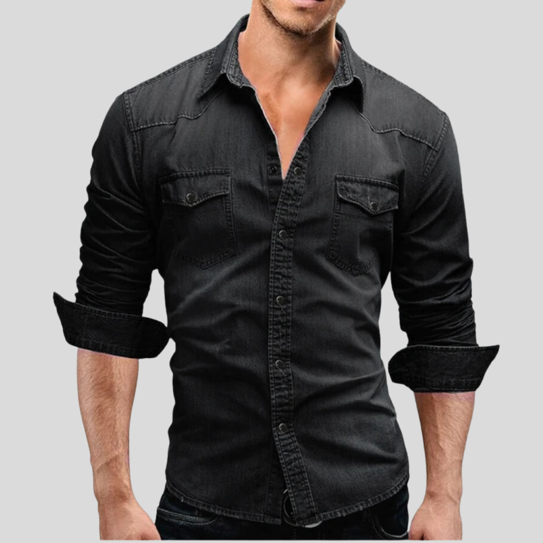 Davian | Herren-Denim-Hemd