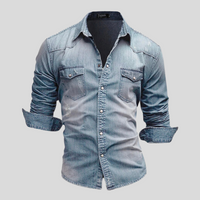 Davian | Herren-Denim-Hemd