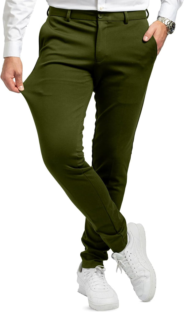 Alois | Slim Fit Stretch-Hose für Herren