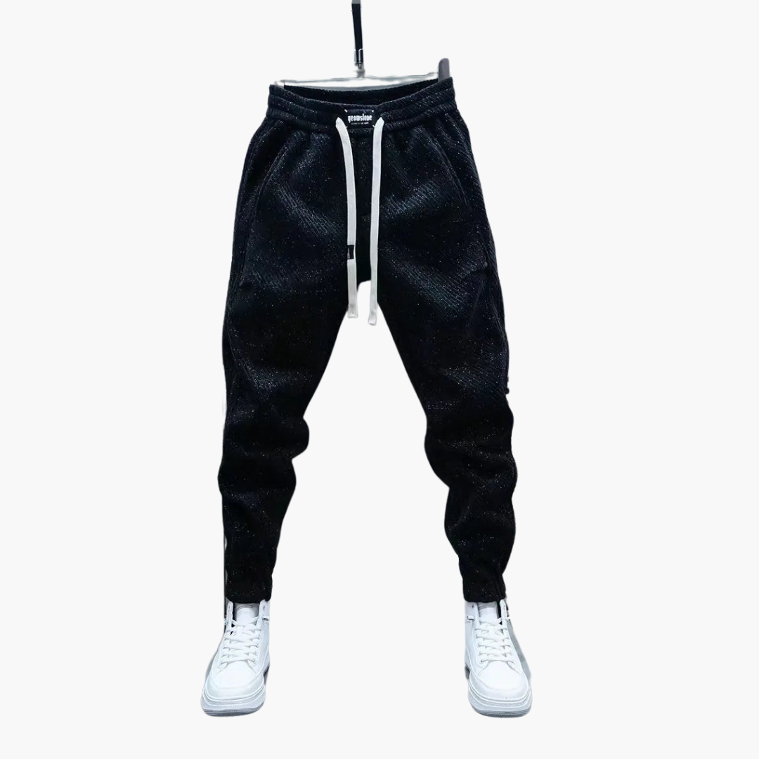 Gemusterte Herren Freizeithose