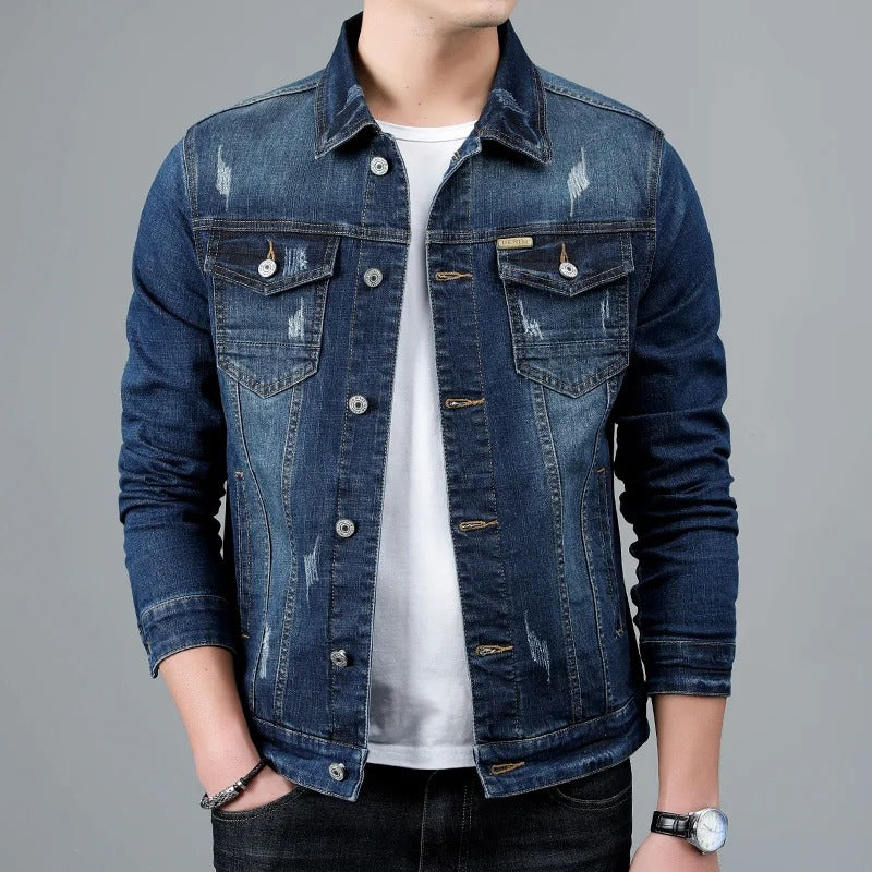 Gewaschene Herren Jeansjacke