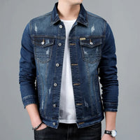 Gewaschene Herren Jeansjacke
