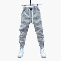 Gemusterte Herren Freizeithose