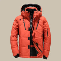 Wasserdichte Herren-Winterjacke mit Kapuze