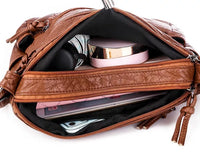 Elegante Damen Handtasche aus weichem Leder