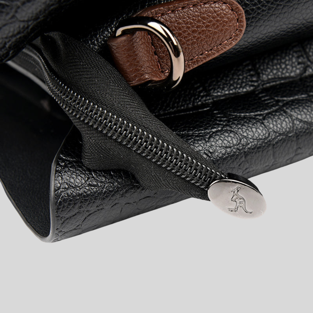 Elegante Damen Handtasche aus echtem Leder mit verstellbarem Schultergurt