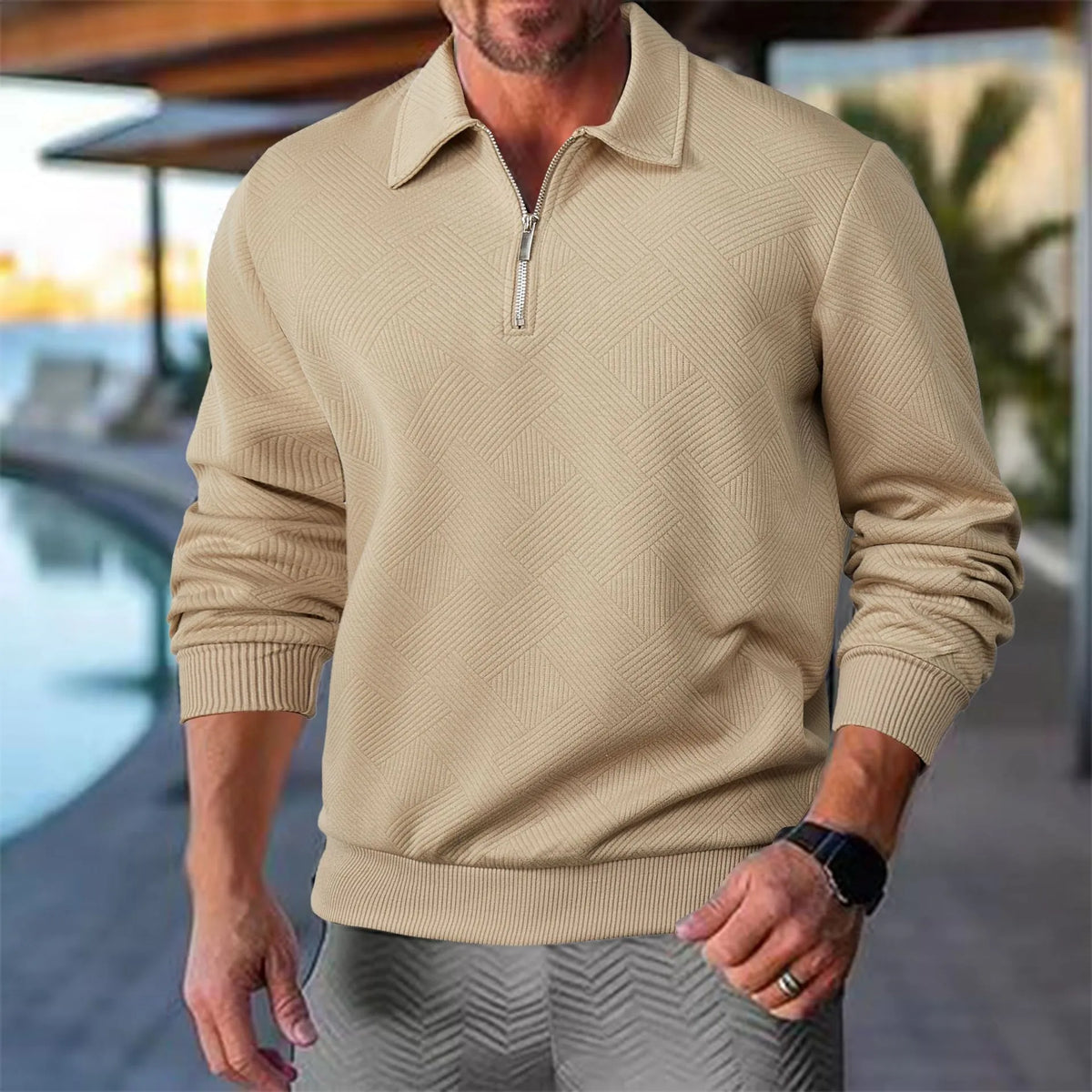 Vielseitiger Herren Pullover mit modernem Schnitt