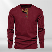 Gestreiftes Herren Langarmshirt