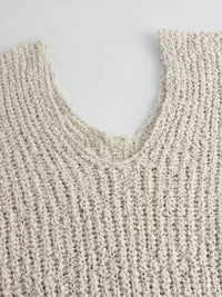 Damen Pullover mit V-Ausschnitt und Langarm