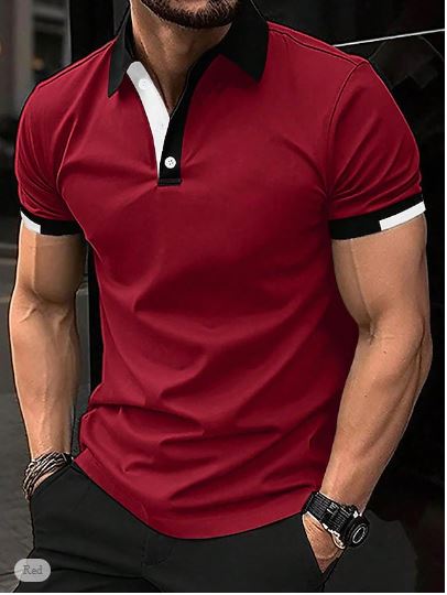 Kaspar | Herren Button-Up Polohemd