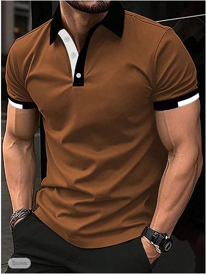 Kaspar | Herren Button-Up Polohemd