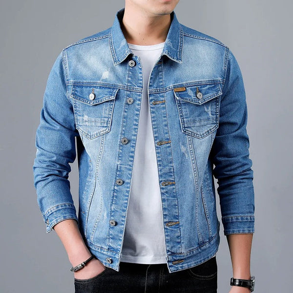 Gewaschene Herren Jeansjacke
