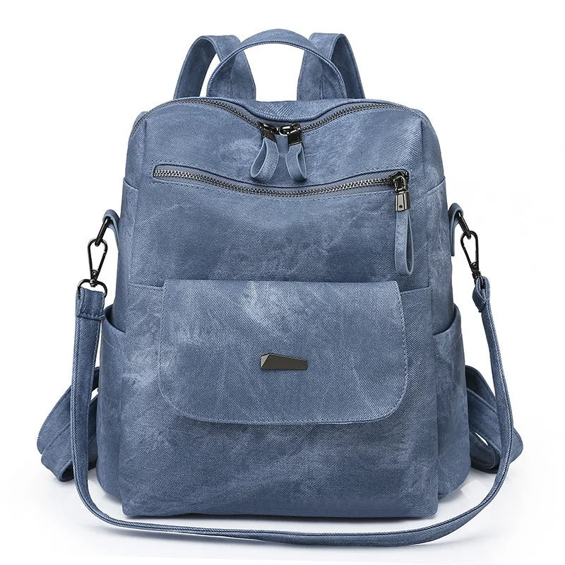 Eleganter Vegan Leder Damen Rucksack