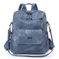 Eleganter Vegan Leder Damen Rucksack