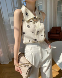 Elegante Vintage Damen Bluse
