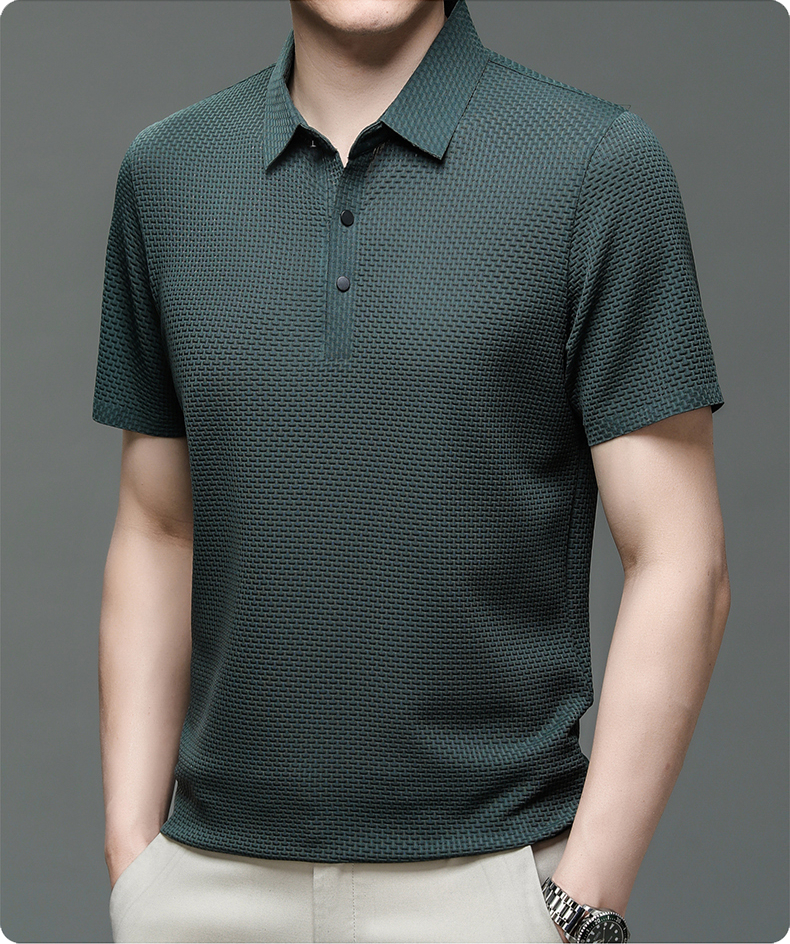 Hochwertiges, atmungsaktives Mesh-Poloshirt für Herren