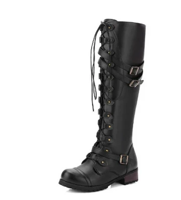 Stylische Damen Kniestiefel, wasserdicht