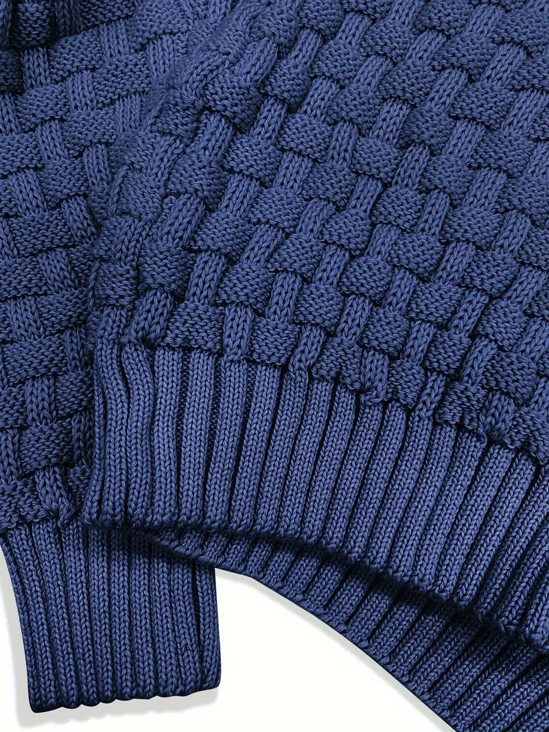 Klassischer Strickpullover für Herren - Warm und Vielseitig