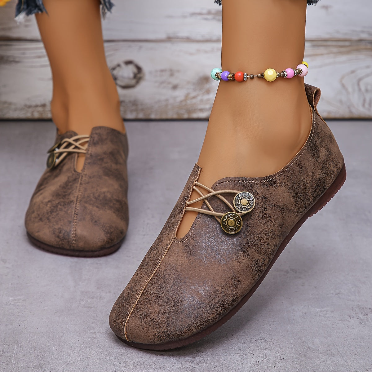 Elegante Damen Wildleder Loafer
