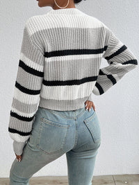 Damen Strickpullover mit rundem Ausschnitt