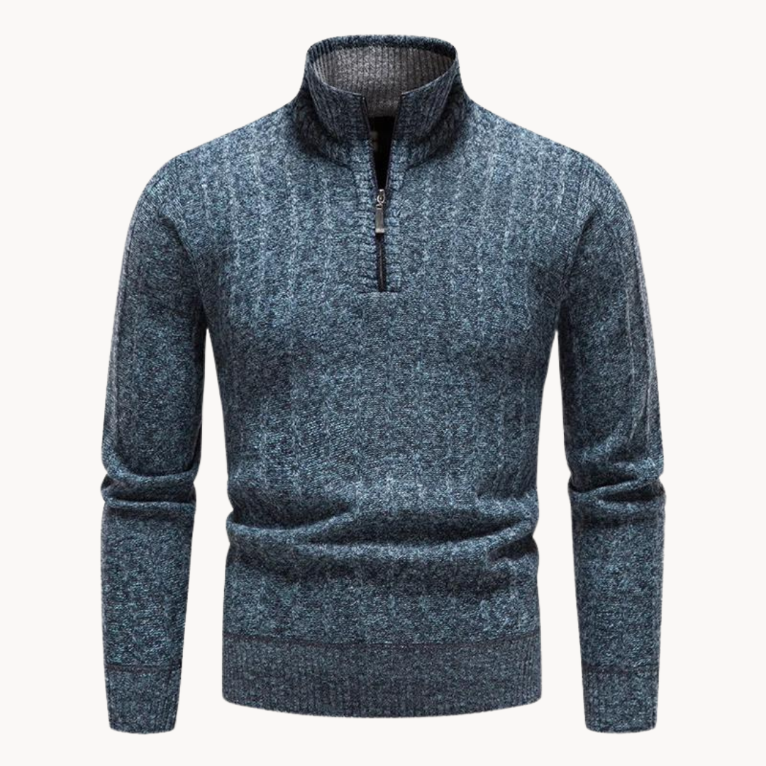 Hochwertiger Herren Reißverschluss-Pullover