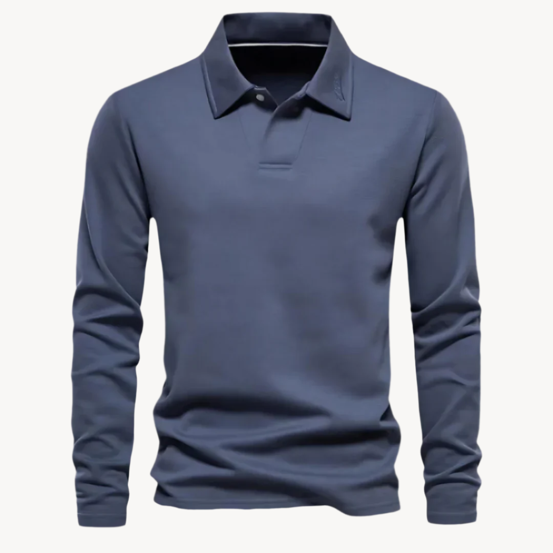 Elegantes Herren-Poloshirt aus Baumwolle für gehobenen Komfort