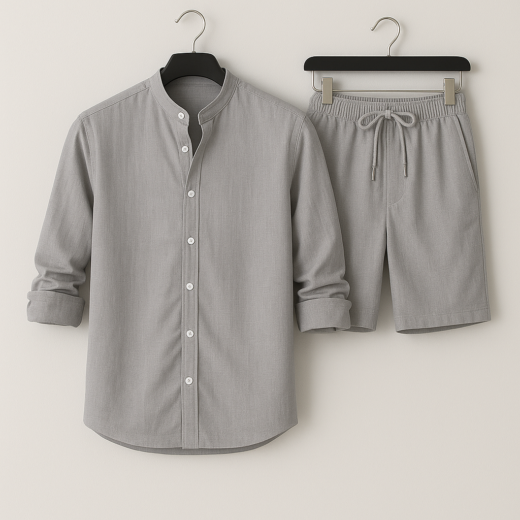 Entspanntes Herren Leinen Set