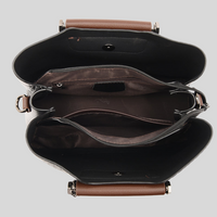 Elegante Damen Handtasche aus echtem Leder mit verstellbarem Schultergurt