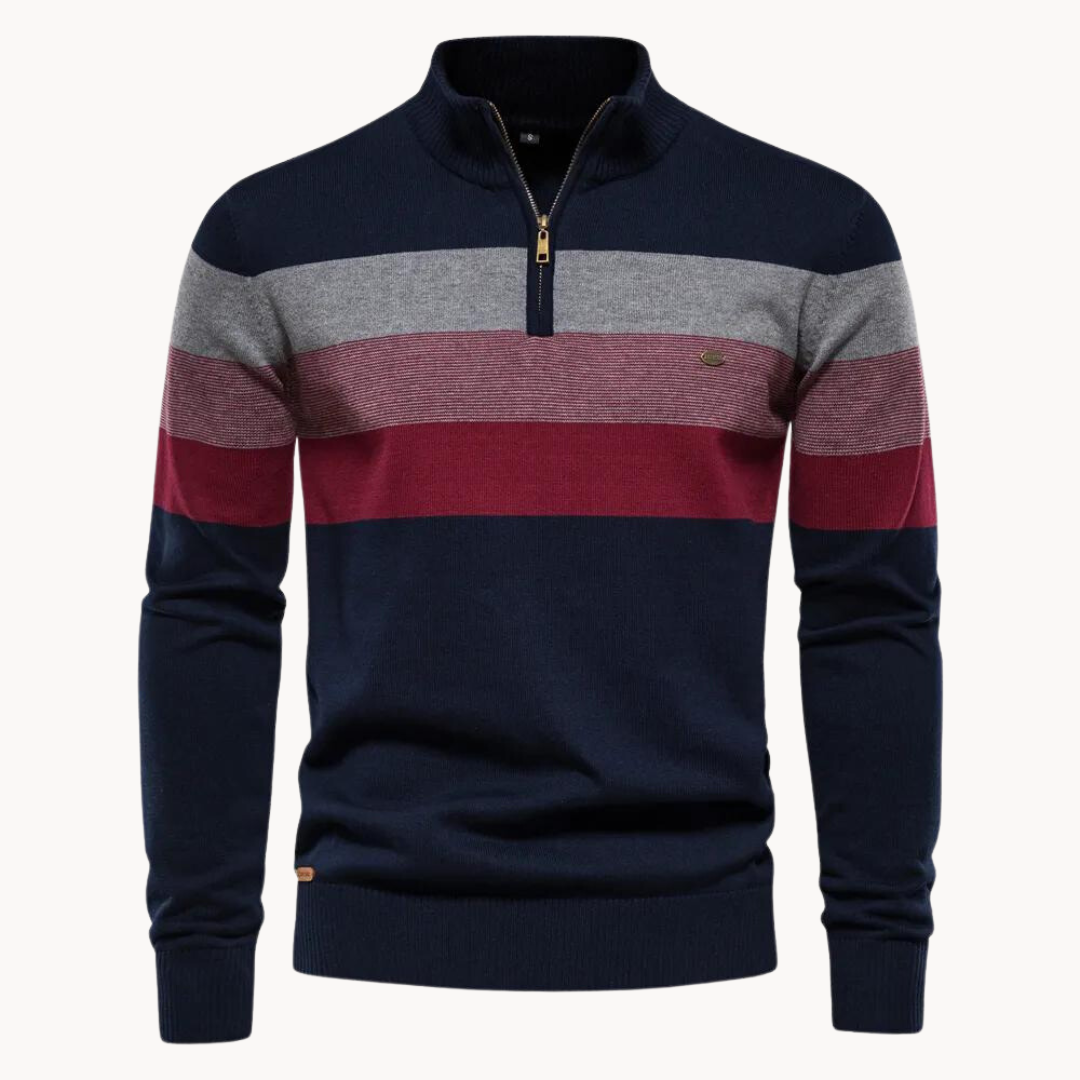 Modischer und bequemer Herren Quarter-Zip Pullover