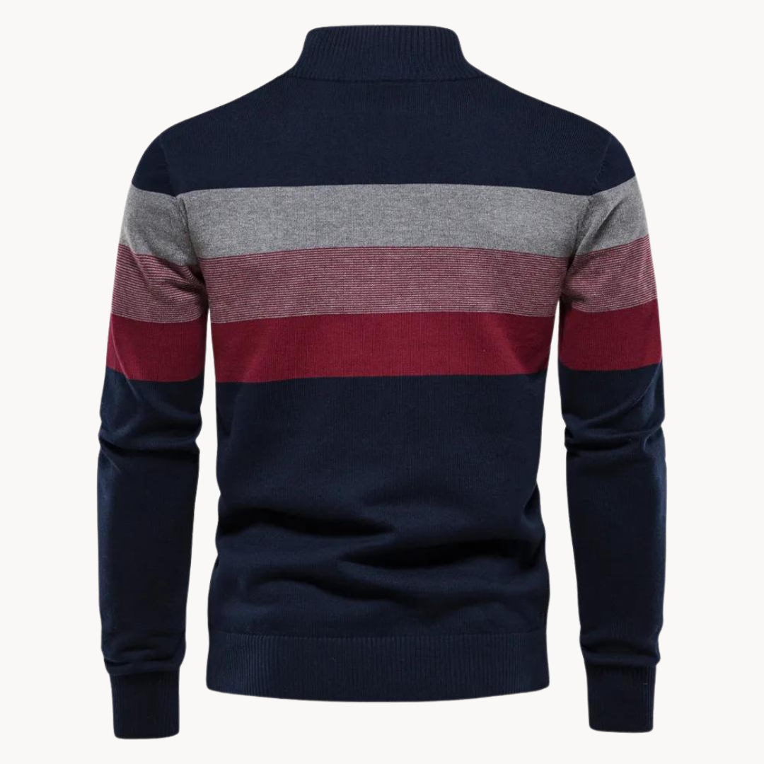 Modischer und bequemer Herren Quarter-Zip Pullover