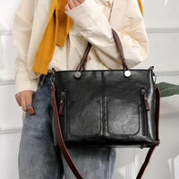 Elegante Damen Handtasche mit Trageketten