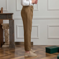 Herren Bundfaltenhose mit hohem Bund - Elegant & Zeitlos