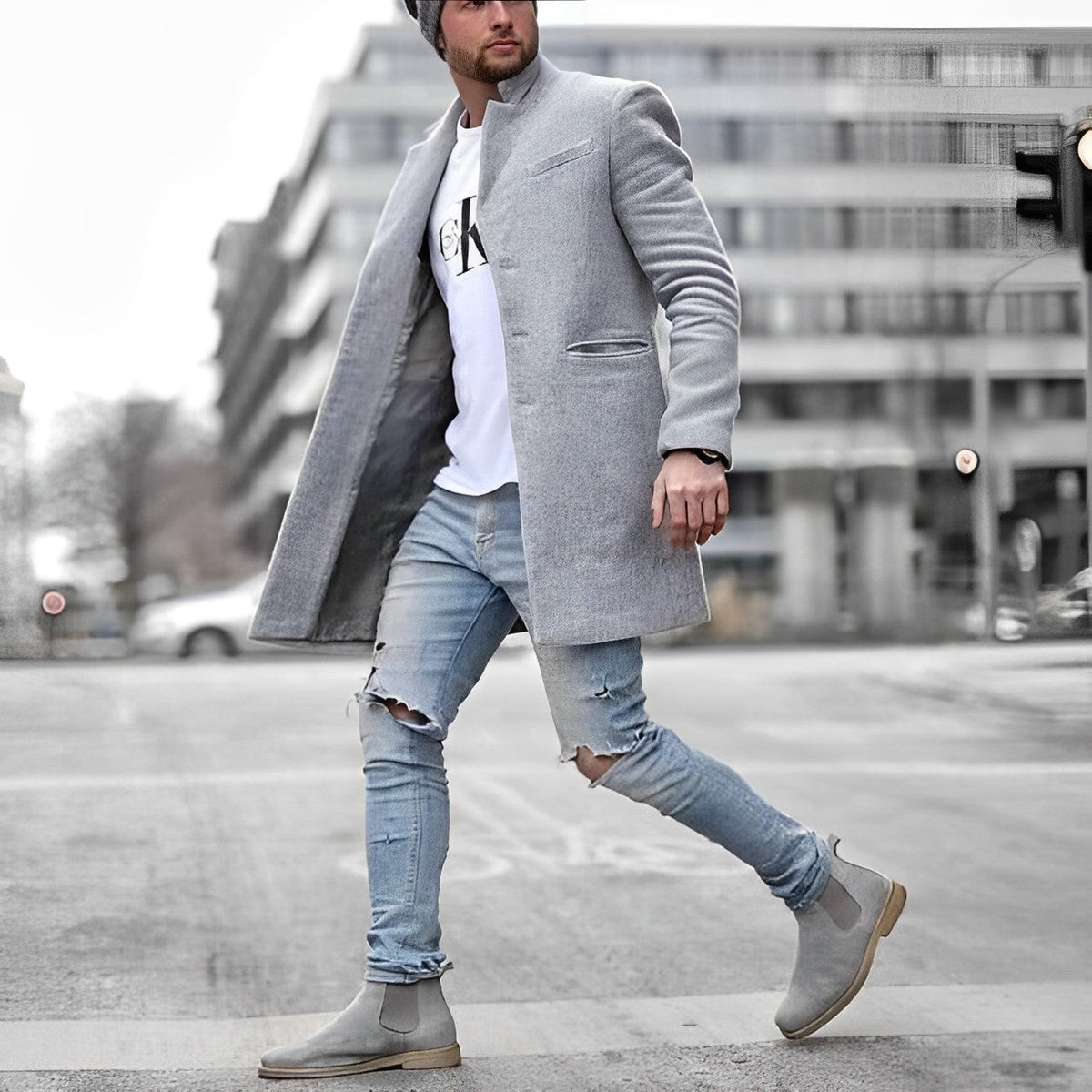 Elegante und vielseitige Herrenjacke für formelle Anlässe