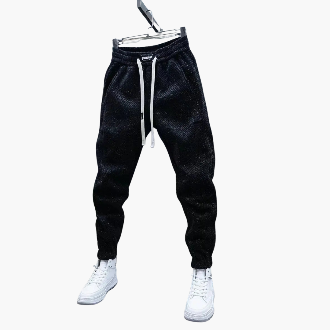 Gemusterte Herren Freizeithose
