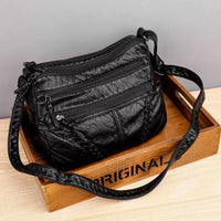 Elegante Damen Handtasche aus weichem Leder