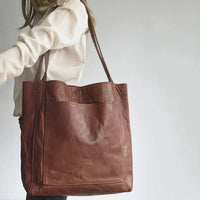 Elegante Damen Vintage Ledertasche
