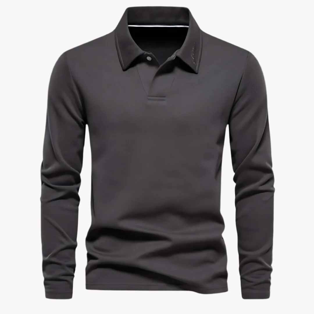 Elegantes Herren-Poloshirt aus Baumwolle für gehobenen Komfort