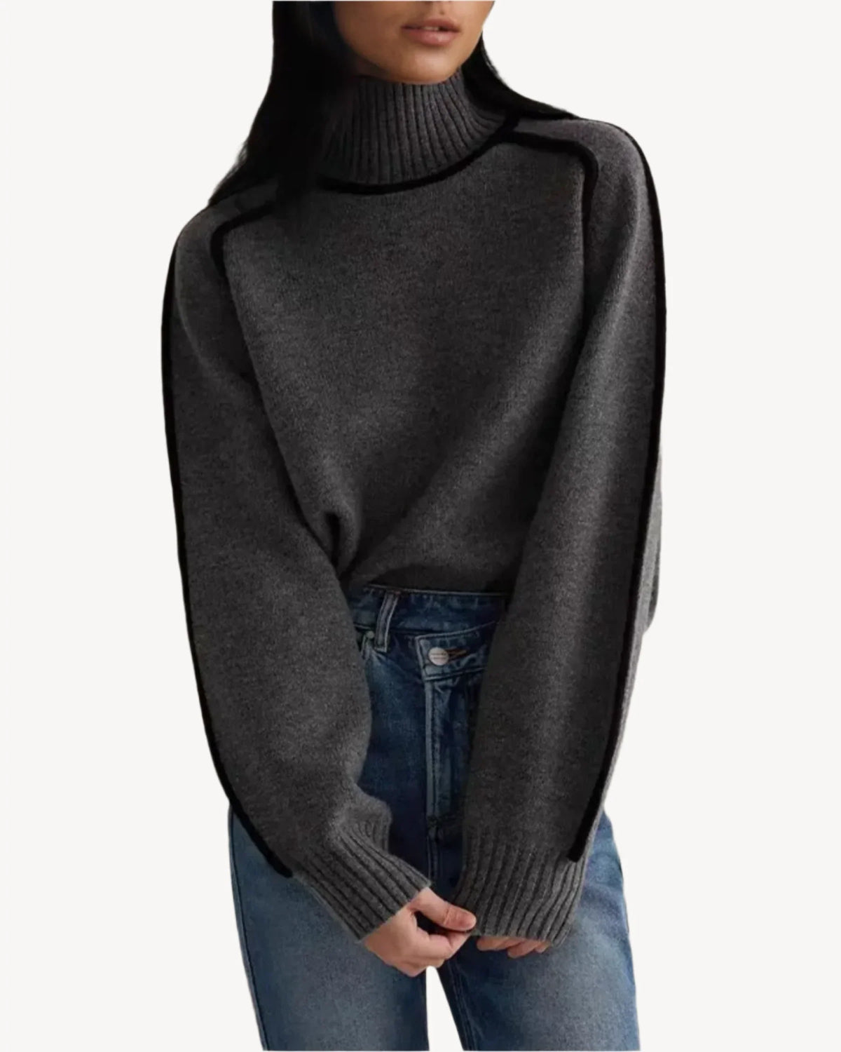 Weicher Damen-Rollkragenpullover für eleganten Komfort