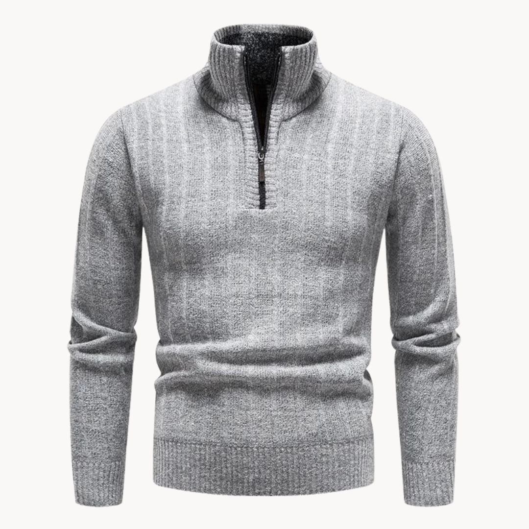 Hochwertiger Herren Reißverschluss-Pullover