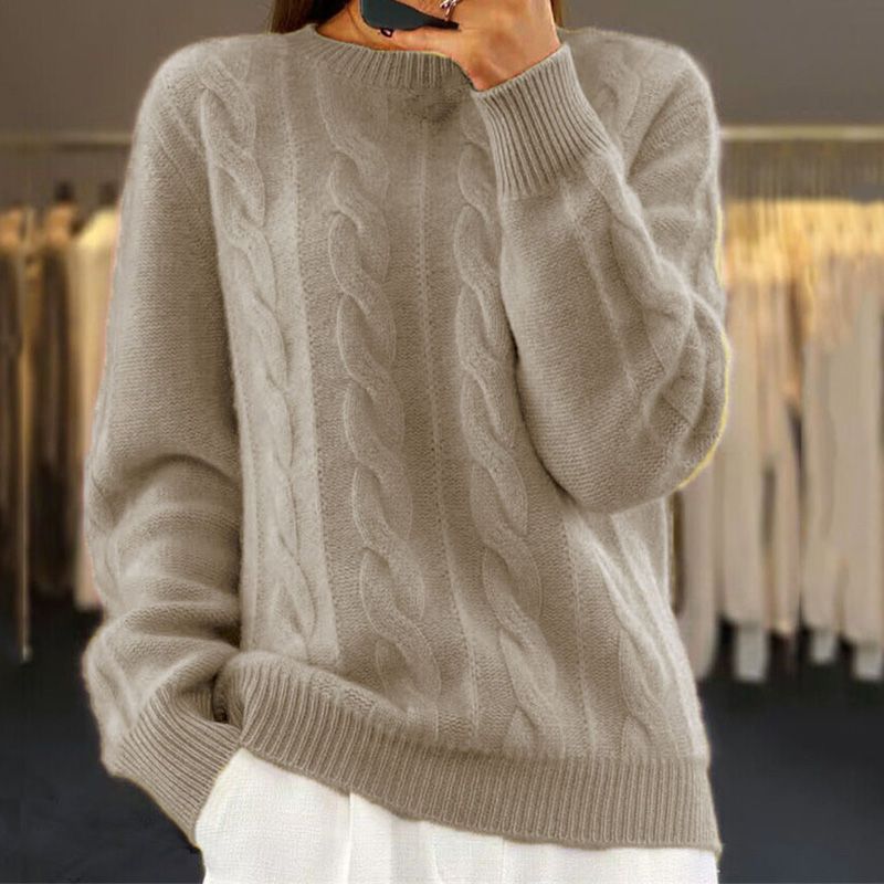 Kuscheliger Oversize-Strickpullover für Damen - Weich und Warm