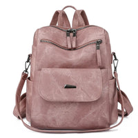 Eleganter Vegan Leder Damen Rucksack