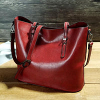 Vintage Damen Schultertasche Kunstleder