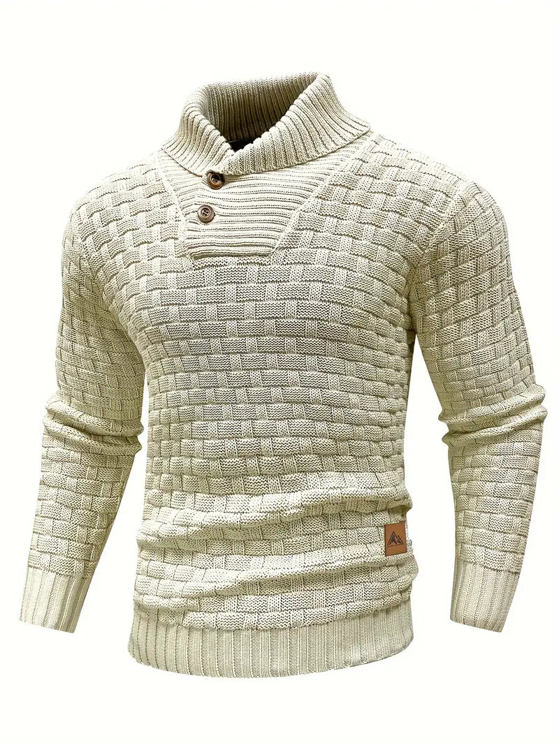 Klassischer Strickpullover für Herren - Warm und Vielseitig