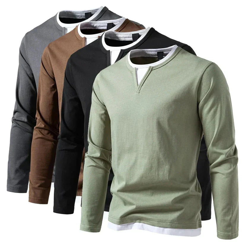 Herren V-Ausschnitt Pullover | Langarm, Modern Style, Vielseitig