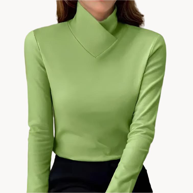 Eleganter Damen Rollkragenpullover aus weicher Wolle