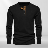 Gestreiftes Herren Langarmshirt